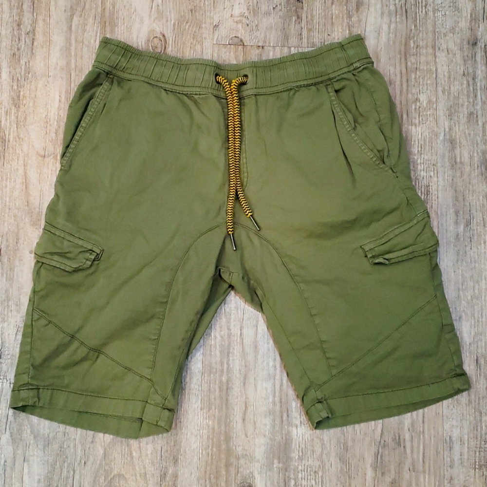Civil Society green cargo shorts